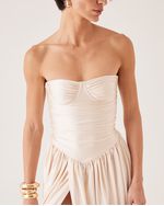 VESTIDO OLIVIA CHAMPAGNE