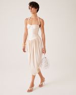 VESTIDO OLIVIA CHAMPAGNE