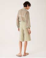 BERMUDA LINHO LIZ VERDE TOSCANA 