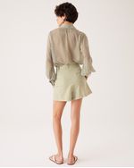 Camisa Luisa Listrada Verde Toscana