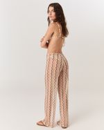 CALÇA TULE ESTAMPADA WAVES YASMIM 