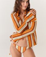 CARDIGAN CROCHET COLORIDO JULIETE 
