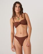 CALCINHA BIQUINI MARROM ANNE 