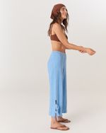 CALÇA LIZA ATOALHADA AZUL 