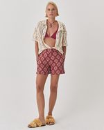 SHORT JACQUARD ROSA AMY