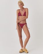 TOP BIQUÍNI CORTININHA VERMELHO DESEJO ERES