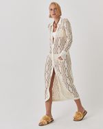 VESTIDO DE TRICO OFF WHITE REGINA 