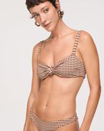 TOP BIQUINI LARI PIED DE POULE NK