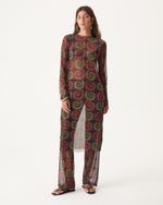 VESTIDO TULE ESTAMPADO CONCHAS GI 