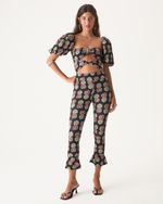 CALÇA CORSARIO ESTAMPADO CONCHAS JOANNE