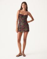 VESTIDO MEIA TAÇA VESTO TULE ESTAMPADO CONCHAS FLORENCE