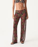 CALÇA TULE ESTAMPADA CONCHAS YASMIM 