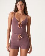 SHORT ROXO AMORA CLAU 