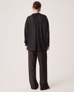 Camisa Meg Preto Animal Print