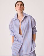 Camisa Cleo Listrada Retrô