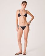 Top Biquini Erez Preto Vies Animal Print