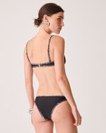 Top Biquini Manu Preto Vies Animal Print