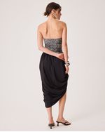 Vestido Mila Preto Animal Print
