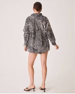 Short Balonê Maria Animal Print Zebra