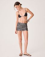 Saia Biquini Laura Animal Print Zebra