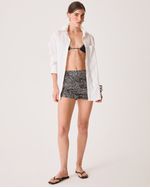 Saia Biquini Laura Animal Print Zebra