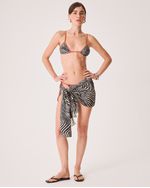 Saia Pareô Aisha Animal Print Zebra