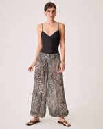 Maiô Bertha Preto Vies Animal Print