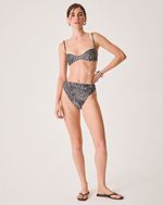 Calcinha Biquini Hot Pants Charlotte Animal Print Zebra