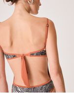 Maiô Celina Vies Cobre Animal Print Zebra