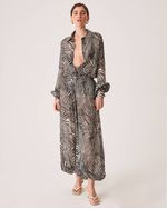 Camisa Luisa Animal Print Zebra