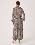 Camisa Luisa Animal Print Zebra
