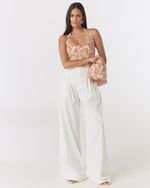 CALÇA ALFAIATARIA DE SARJA BRANCA NEW 