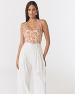 CALÇA ALFAIATARIA DE SARJA BRANCA NEW 
