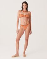 Top Biquini Damasco com Alças Finas Helena NK