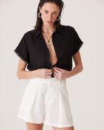 Short Alfaiataria de Linho Off White Pri NEW