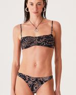 TOP BIQUÍNI MEIA TAÇA TULE ESTAMPADO LAURA SHOP2GETHER