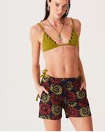 Short com Estampa de Conchas Unissex