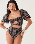 MAIÔ ESTAMPADO PAISLEY FERNANDA SHOP2GETHER NEW