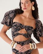 MAIÔ ESTAMPADO PAISLEY FERNANDA SHOP2GETHER NEW