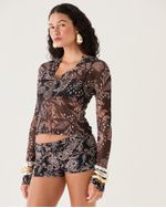 CAMISA TULE ESTAMPADA MAJA SHOP2GETHER