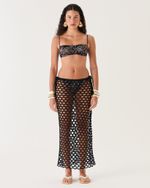 SAIA MACRAME PRETA EVA