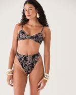 CALCINHA BIQUÍNI HOT PANTS ESTAMPADO PAISLEY LIZ SHOP2GETHER