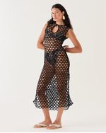 VESTIDO SOFIA MACRAME PRETO