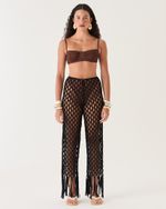 CALÇA MACRAME PRETA PAOLA