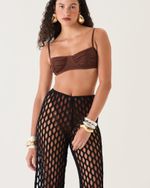 CALÇA MACRAME PRETA PAOLA