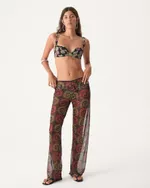 Calça de Tule com Estampa de Conchas Yasmim