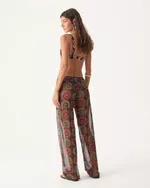 Calça de Tule com Estampa de Conchas Yasmim