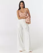 CALÇA ALFAIATARIA DE SARJA BRANCA NEW 
