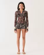 CAMISA TULE ESTAMPADA MAJA SHOP2GETHER