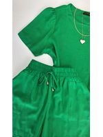 Conjunto Princess Verde Bandeira 